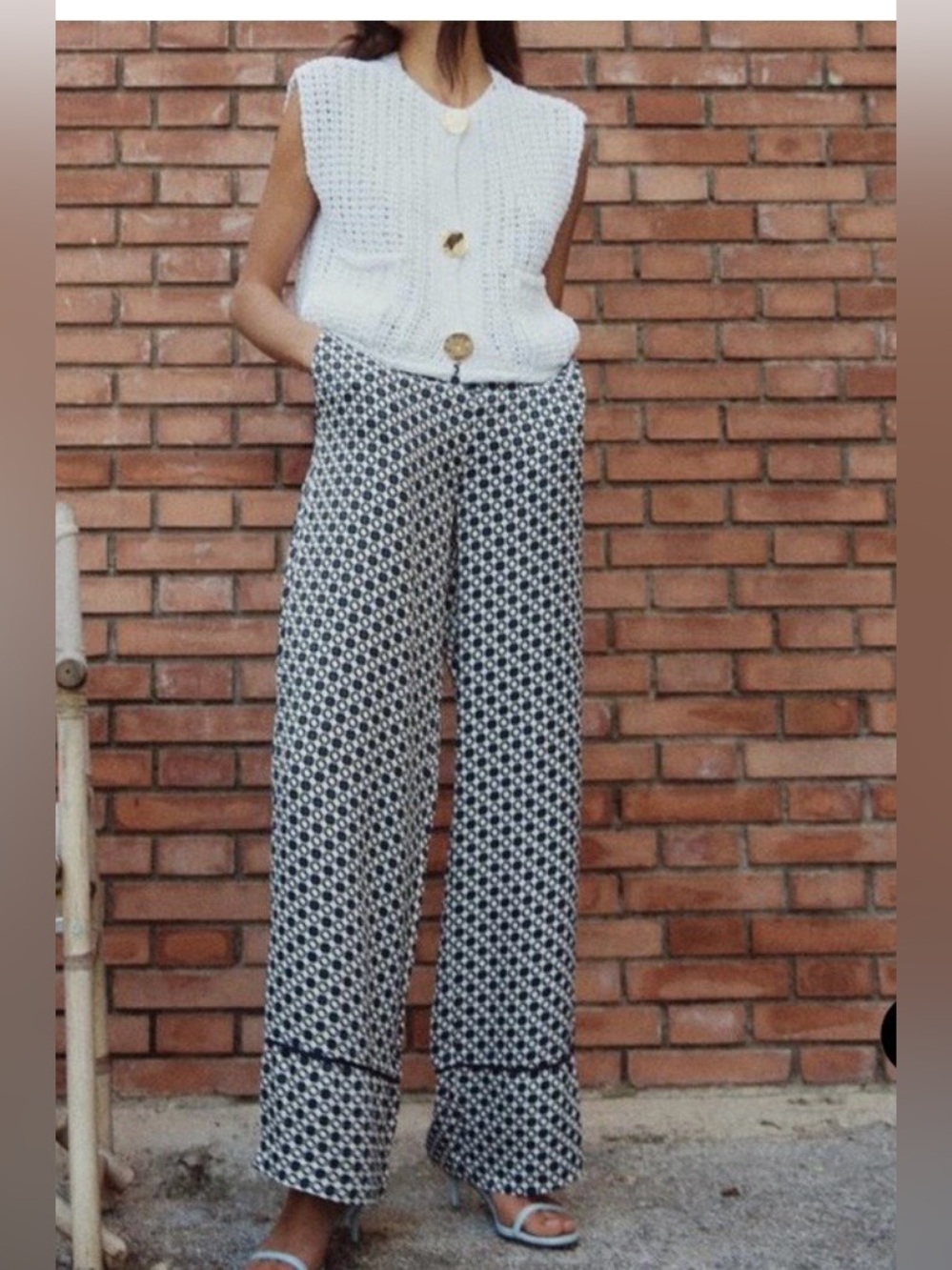 Zara Wide Leg Pants NWT